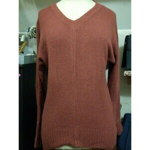 PINQUE Women's  Sweater size small Tillie Mossy V Neck pullover